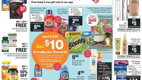 CVS P&G 'Get $10' Feature